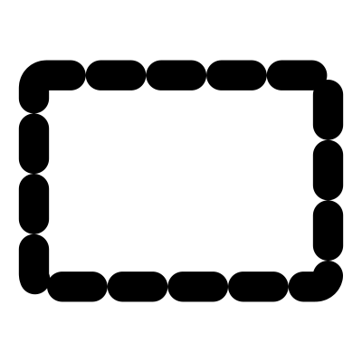 Mono selectrect clipart