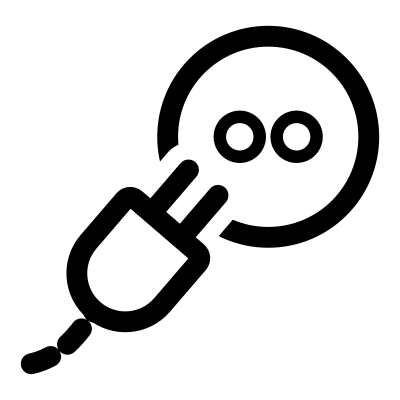 Mono socket clipart