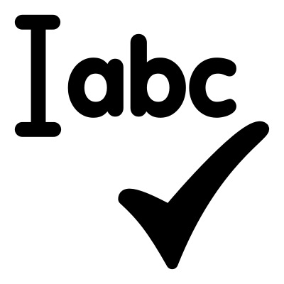 Mono spellcheck from cursor clipart