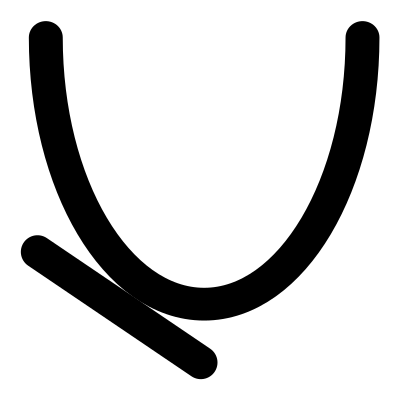 Mono tangent clipart
