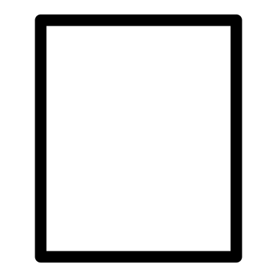 Mono template emptyportrait clipart