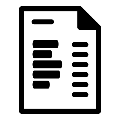 Mono template invoice clipart