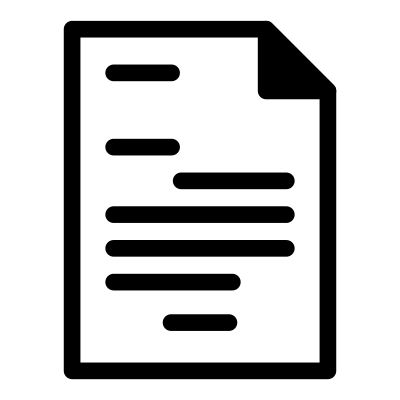 Mono template letter clipart