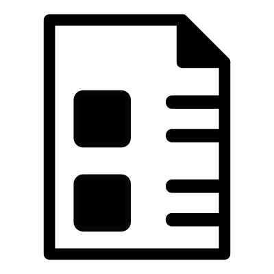 Mono template memo clipart