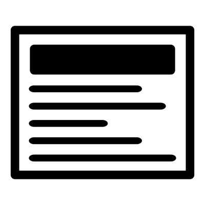 Mono template onecolumnlandscape clipart