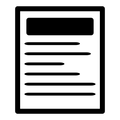 Mono template onecolumnportrait clipart