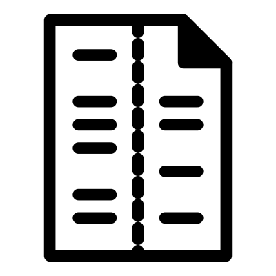 Mono template simplelayout clipart