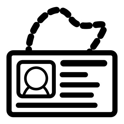 Mono template studentidcard clipart