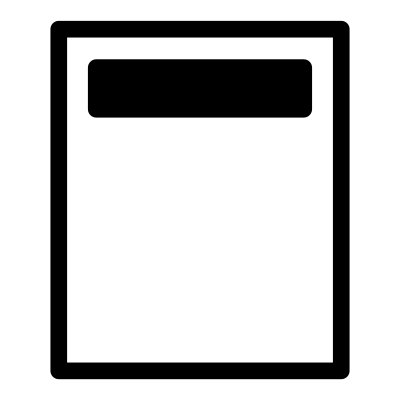 Mono template titleportrait clipart