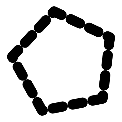 Mono tool polygonal selection clipart