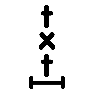 Mono vertical text clipart
