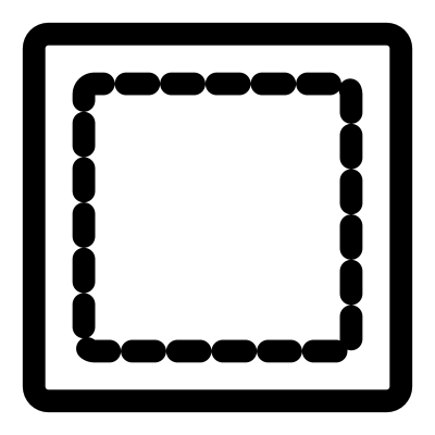 Mono view margins clipart