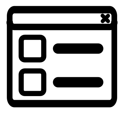 Mono view multicolumn clipart
