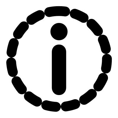 Mono yellowinfo clipart