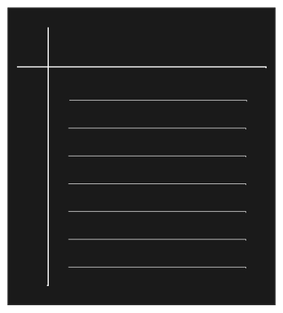 Monochrome word processor icon clipart
