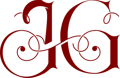 Monogram JG clipart