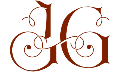Monogram JG 3D clipart