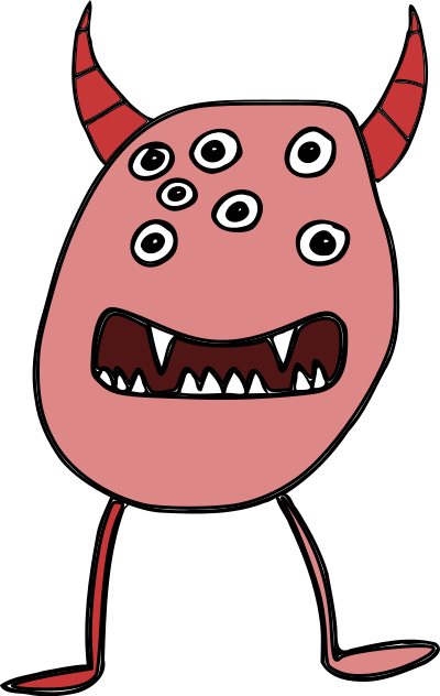 Monster 02 clipart