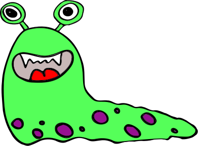Monster 05 green clipart