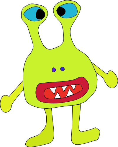 Monster 09 clipart