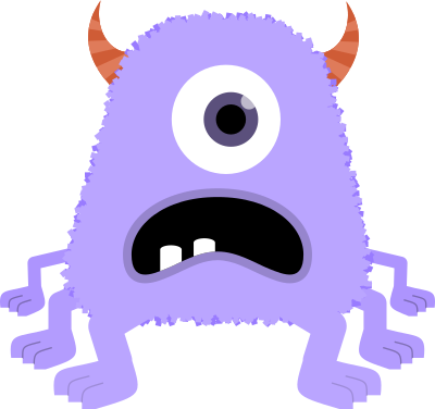 Monster A clipart