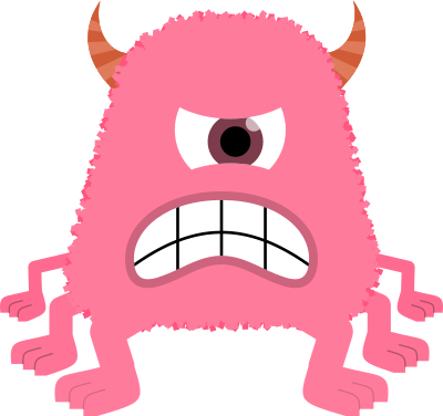 Monster B clipart