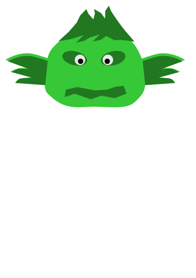 Monster cartoon clipart