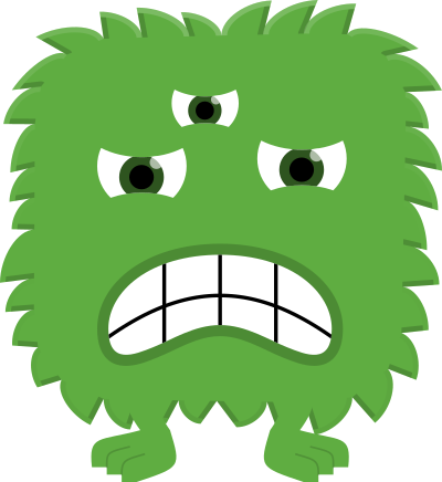 Monster D clipart