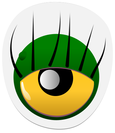 Monster eye sticker 2 clipart