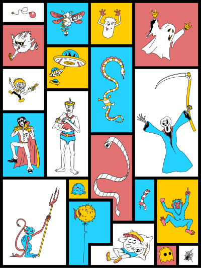 Monster gallery clipart
