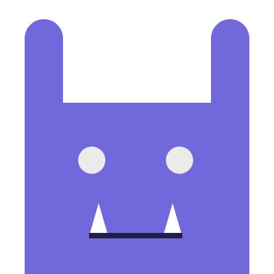 Monster head 10 clipart