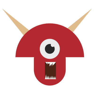 Monster head 6 clipart