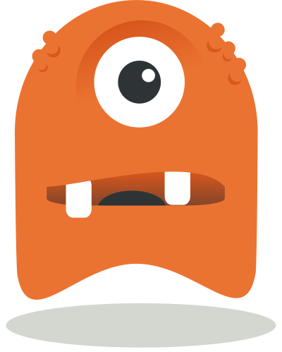 Monster - pac clipart