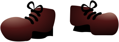 Monster Shoes clipart
