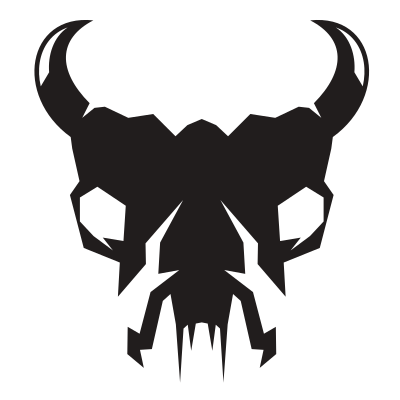 Monster skull clipart