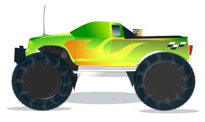 Monster truck clipart