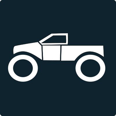 Monster truck icon clipart