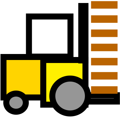 Montacargas, Stacker clipart