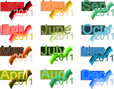 Monthly2011 clipart