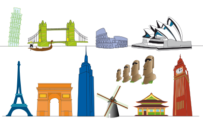Monuments clipart
