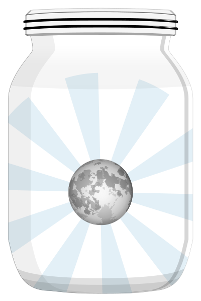 Moon Beams In a Jar clipart