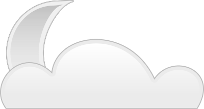 Moon cloud clipart