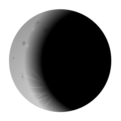 Moon-crescent2 clipart