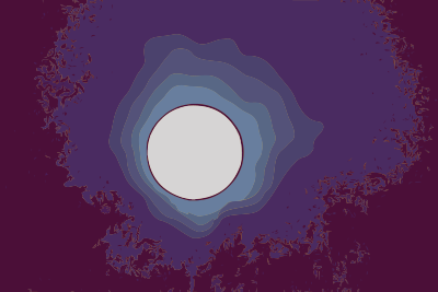 Moon in the Night Sky clipart
