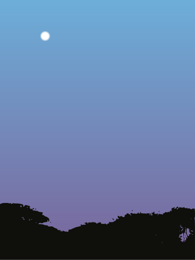 Moon Landscape clipart