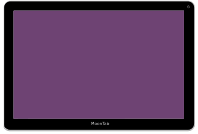 Moontab Tablet PC clipart
