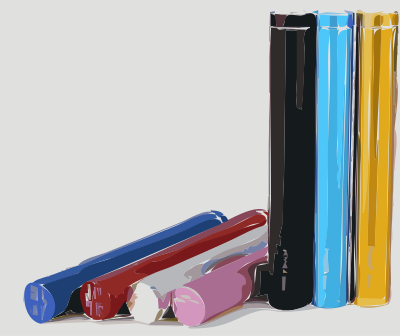 More colored batteries clipart
