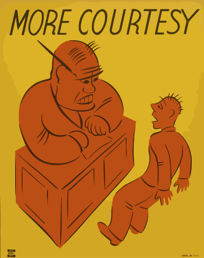 More Courtesy: Work Projects Administration Poster Collection clipart