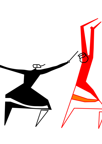 Moreška Korčula clipart