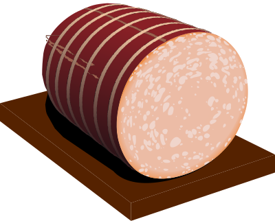 Mortadella clipart